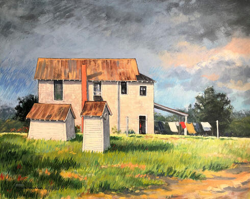 "Hanging in there" oil, 20"x16" - SOLD "Hanging in there" oil, 20"x16" - SOLD